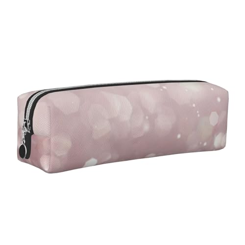 NBHDZENGW Federmäppchen aus Leder mit glattem Reißverschluss, stilvolle, langlebige Reißverschlusstasche für Schule, Büro, Reisen, leicht, Volldruck, Rosa, silber, Einheitsgröße, Taschen-Organizer NBHDZENGW Federmäppchen aus Leder mit glattem Reißverschluss, stilvolle, langlebige Reißverschlusstasche für Schule, Büro, Reisen, leicht, Volldruck, Rosa, silber, Einheitsgröße, Taschen-Organizer von NBHDZENGW