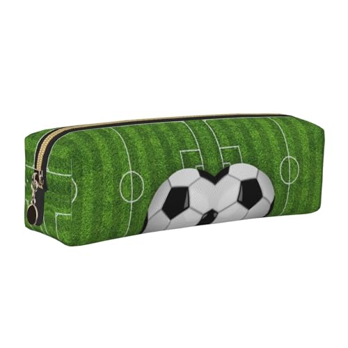 NBHDZENGW Federmäppchen aus Leder mit glattem Reißverschluss, stilvolle, langlebige Reißverschlusstasche für Schule, Büro, Reisen, leicht, Volldruck-Schreibwarenhalter, gold, Einheitsgröße von NBHDZENGW