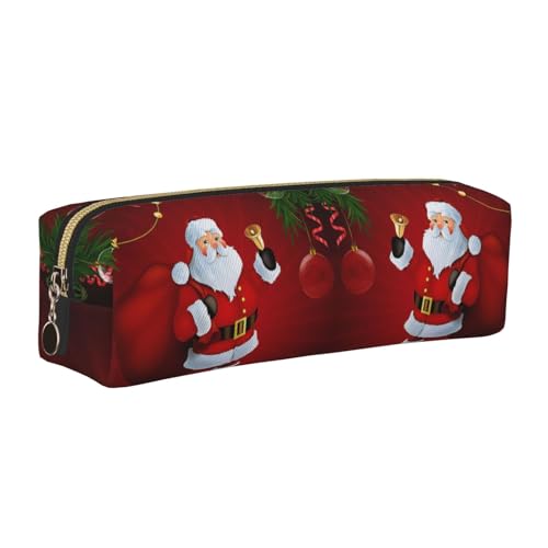 NBHDZENGW Niedliches Federmäppchen aus Leder mit glattem Reißverschluss, stilvoll, langlebig, Reißverschlusstasche für Schule, Büro, Reisen, leicht, Volldruck-Schreibwarenhalter, gold, Einheitsgröße von NBHDZENGW