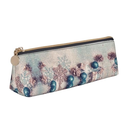 NBHDZENGW Niedliches Federmäppchen aus Leder mit glattem Reißverschluss, stilvolle langlebige Tasche für Schule, Büro, Reisen, leicht, Volldruck-Schreibwarenhalter von NBHDZENGW