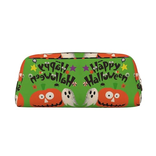 NBHDZENGW Niedliches Leder-Federmäppchen mit glattem Reißverschluss, stilvolle, langlebige Tasche für Schule, Büro, Reisen, leicht, Volldruck-Schreibwarenhalter, gold, Einheitsgröße, Taschen-Organizer von NBHDZENGW