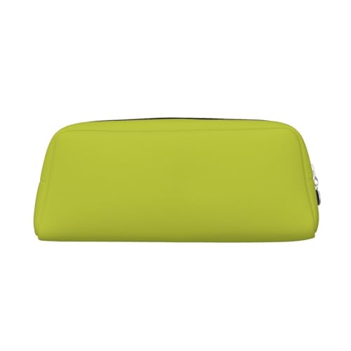 NBHDZENGW Oliveganlan Federmäppchen aus Leder mit glattem Reißverschluss, stilvolle langlebige Tasche für Schule, Büro, Reisen, leicht, Volldruck, Gelb / Grün, silber, Einheitsgröße, Taschen-Organizer NBHDZENGW Oliveganlan Federmäppchen aus Leder mit glattem Reißverschluss, stilvolle langlebige Tasche für Schule, Büro, Reisen, leicht, Volldruck, Gelb / Grün, silber, Einheitsgröße, Taschen-Organizer von NBHDZENGW