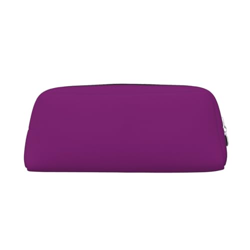 NBHDZENGW Wei Federmäppchen aus Leder mit glattem Reißverschluss, stilvoll, langlebig, für Schule, Büro, Reisen, leicht, Volldruck, Violett, silber, Einheitsgröße, Taschen-Organizer NBHDZENGW Wei Federmäppchen aus Leder mit glattem Reißverschluss, stilvoll, langlebig, für Schule, Büro, Reisen, leicht, Volldruck, Violett, silber, Einheitsgröße, Taschen-Organizer von NBHDZENGW