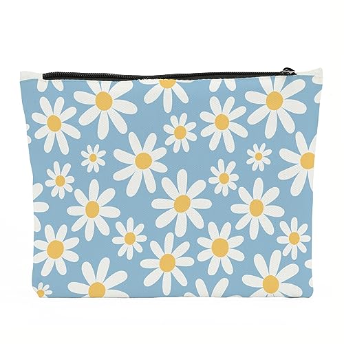 NBIAN Thank You Gifts WildFlowers Make-up-Tasche, Geburtstagsgeschenke für Frauen, Multicolor386, 10 x 6 inches von NBIAN