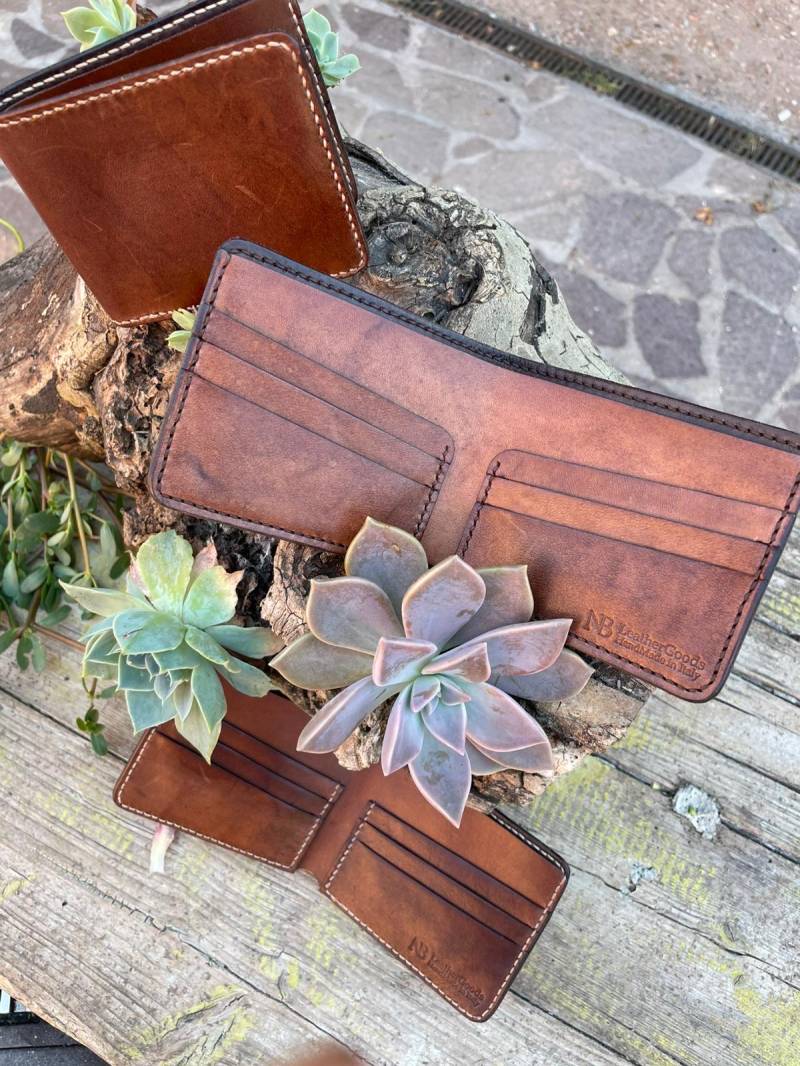 Portafoglio Da Umo Made in Italy, Cuoio Rfid-Blocking, Pelle Artigianale Italiano von NBLeatherGoods