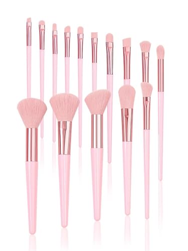Combo Make-up-Pinsel-Set aus Kunststoff, Kabuki-Pinsel, Puderpinsel, Lidschatten, Tupfpinsel, hochwertiges synthetisches Make-up-Pinsel-Set für Konturierung, Concealer, Foundation, Puder, Lidschatten von NBPALSSTIA