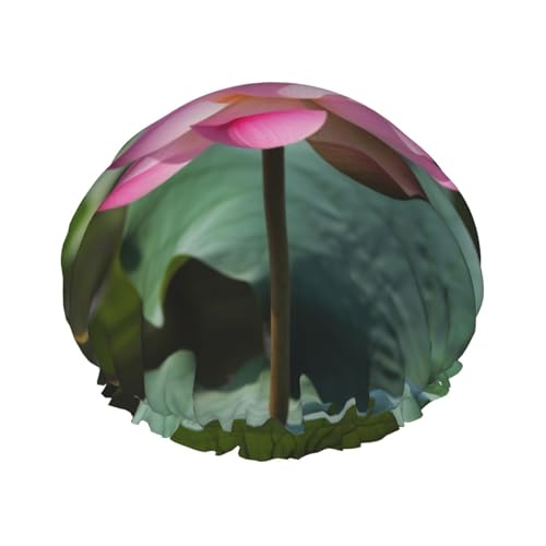 Blumen Duschhaube für Damen und Herren, verstellbare wiederverwendbare Duschhaube, doppellagig, wasserdicht, Badekappen, EVA-Futter, elastisches Band, Haarkappe für alle Haarlängen Blumen Duschhaube für Damen und Herren, verstellbare wiederverwendbare Duschhaube, doppellagig, wasserdicht, Badekappen, EVA-Futter, elastisches Band, Haarkappe für alle Haarlängen von NBSKSDLK
