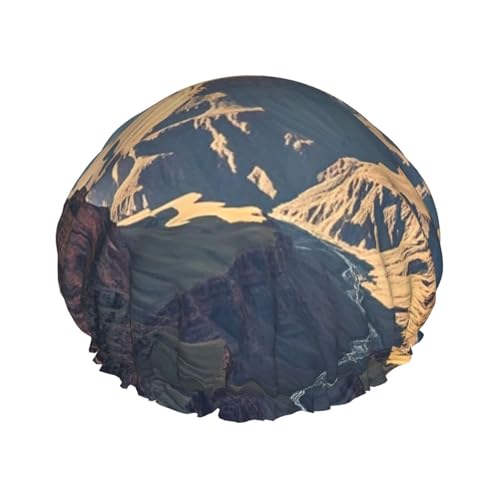 Grand Canyon Arizona Duschhaube für Damen und Herren, verstellbare wiederverwendbare Duschhaube, doppellagig, wasserdicht, Badekappen, EVA-Futter, elastisches Band, Haarkappe für alle Haarlängen Grand Canyon Arizona Duschhaube für Damen und Herren, verstellbare wiederverwendbare Duschhaube, doppellagig, wasserdicht, Badekappen, EVA-Futter, elastisches Band, Haarkappe für alle Haarlängen von NBSKSDLK