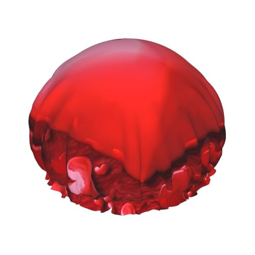 Herzen Love Duschhaube für Damen und Herren, verstellbare wiederverwendbare Duschhaube, doppellagig, wasserdicht, Badekappen, EVA-Futter, elastisches Band, Haarkappe für alle Haarlängen Herzen Love Duschhaube für Damen und Herren, verstellbare wiederverwendbare Duschhaube, doppellagig, wasserdicht, Badekappen, EVA-Futter, elastisches Band, Haarkappe für alle Haarlängen von NBSKSDLK