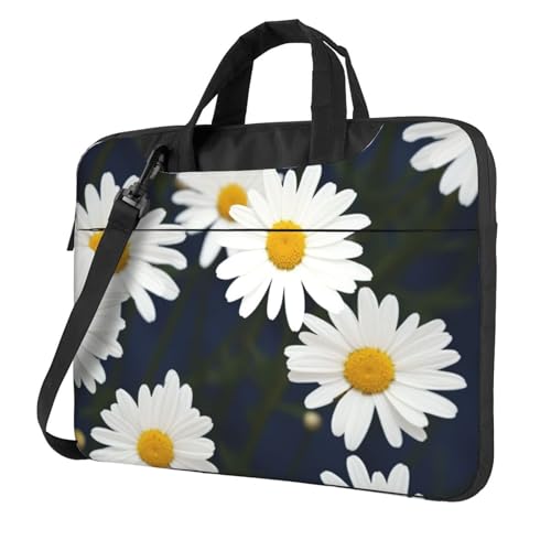 Laptoptasche mit Blumenmuster, 35,6 cm (14 Zoll), Computer-Aktentasche, Geschenke für Männer und Frauen, 360 Grad schützende Laptop-Umhängetasche von NBSKSDLK