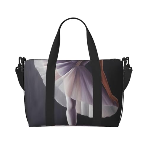 Reisetasche für Damen, große Schultertasche, Wochenendtasche, Sporttasche, Turnbeutel für Herren, Tragetasche, Balletttänzerin, Gepäcktasche für Reiseutensilien von NBSKSDLK