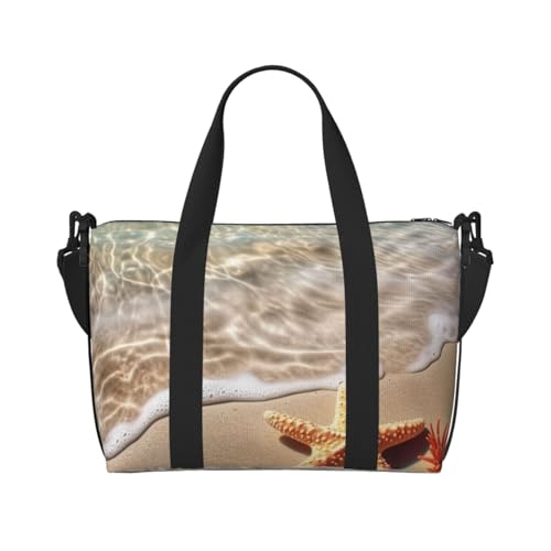 Reisetasche für Damen, große Schultertasche, Wochenendtasche, Sporttasche für Herren, Handgepäcktasche, Strand-Seestern, Gepäcktasche für Reiseutensilien Reisetasche für Damen, große Schultertasche, Wochenendtasche, Sporttasche für Herren, Handgepäcktasche, Strand-Seestern, Gepäcktasche für Reiseutensilien von NBSKSDLK