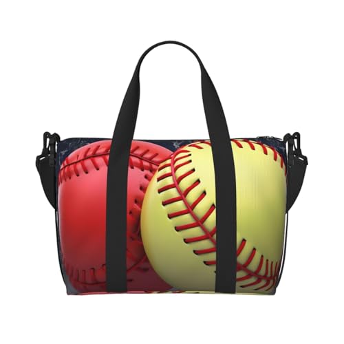 Reisetasche für Damen, große Schultertasche, Wochenendtasche, Übernachtungstasche, Sport-Turnbeutel für Herren, Handgepäcktasche, Softball-Gepäcktasche für Reiseutensilien von NBSKSDLK