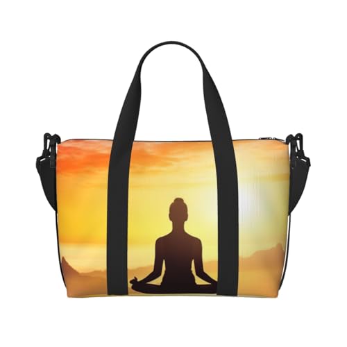 Reisetasche für Damen, große Schultertasche, Wochenendtasche, Übernachtungstasche, Sporttasche für Herren, Tragetasche, Yoga, Meditation, Gepäcktasche für Reisen Reisetasche für Damen, große Schultertasche, Wochenendtasche, Übernachtungstasche, Sporttasche für Herren, Tragetasche, Yoga, Meditation, Gepäcktasche für Reisen von NBSKSDLK
