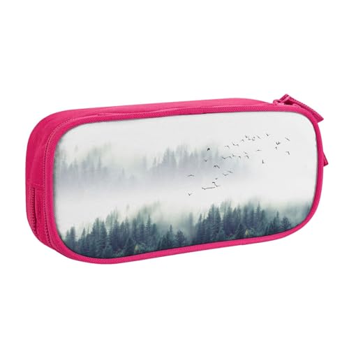 NBSNGSLS Federmäppchen mit Berg-Motiv, stilvolles Federmäppchen – organisieren Sie Ihre Schreibwaren mit Eleganz, rose, Einheitsgröße, Kinderrucksack von NBSNGSLS