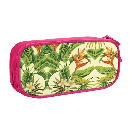 NBSNGSLS Federmäppchen mit Blumendruck, stilvolles Federmäppchen – organisieren Sie Ihre Schreibwaren mit Eleganz, rose, Einheitsgröße, Kinderrucksack von NBSNGSLS