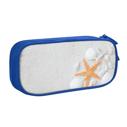 NBSNGSLS Federmäppchen mit Sommer-Strand-Druck, stilvolles Federmäppchen – organisieren Sie Ihre Schreibwaren mit Eleganz, blau, Einheitsgröße, Kinderrucksack von NBSNGSLS