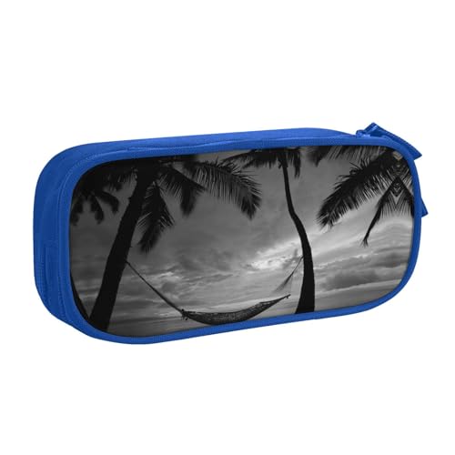 NBSNGSLS Federmäppchen mit Strand-Aufdruck, stilvolles Federmäppchen – organisieren Sie Ihre Schreibwaren mit Eleganz, blau, Einheitsgröße, Kinderrucksack von NBSNGSLS