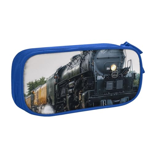 NBSNGSLS Federmäppchen mit Team-Zug-Druck, stilvolles Federmäppchen – organisieren Sie Ihre Schreibwaren mit Eleganz, blau, Einheitsgröße, Kinderrucksack von NBSNGSLS