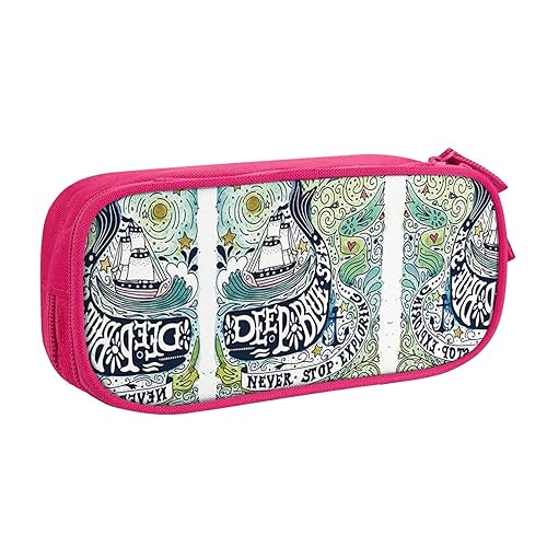 NBSNGSLS Federmäppchen mit Tierwal-Druck, stilvolles Federmäppchen – organisieren Sie Ihre Schreibwaren mit Eleganz, rose, Einheitsgröße, Kinderrucksack von NBSNGSLS