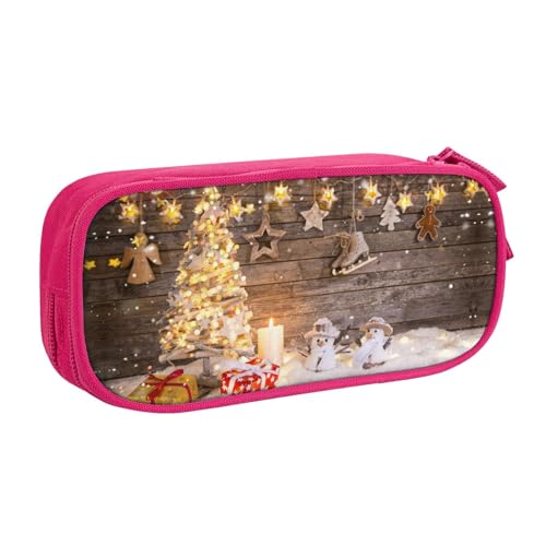 NBSNGSLS Federmäppchen mit Weihnachts- und Geschenkdruck, stilvolles Federmäppchen – organisieren Sie Ihre Schreibwaren mit Eleganz, rose, Einheitsgröße, Kinderrucksack von NBSNGSLS