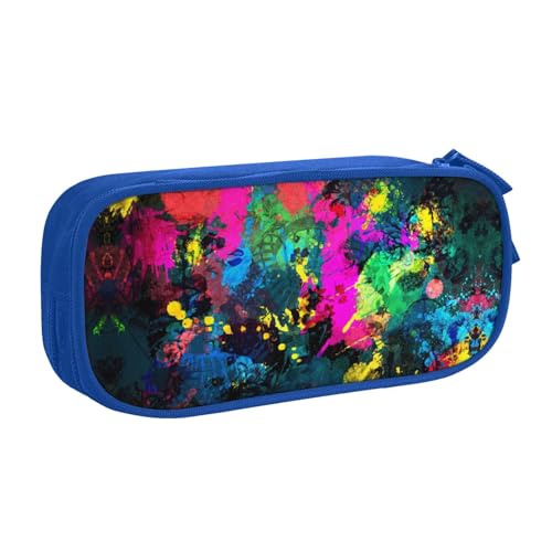 NBSNGSLS Federmäppchen mit buntem abstraktem Gemälde, stilvolles Federmäppchen – organisieren Sie Ihre Schreibwaren mit Eleganz, blau, Einheitsgröße, Kinderrucksack NBSNGSLS Federmäppchen mit buntem abstraktem Gemälde, stilvolles Federmäppchen – organisieren Sie Ihre Schreibwaren mit Eleganz, blau, Einheitsgröße, Kinderrucksack von NBSNGSLS