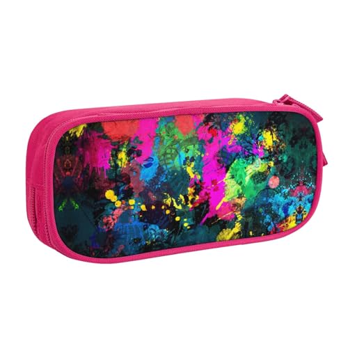 NBSNGSLS Federmäppchen mit buntem abstraktem Gemälde, stilvolles Federmäppchen – organisieren Sie Ihre Schreibwaren mit Eleganz, rose, Einheitsgröße, Kinderrucksack NBSNGSLS Federmäppchen mit buntem abstraktem Gemälde, stilvolles Federmäppchen – organisieren Sie Ihre Schreibwaren mit Eleganz, rose, Einheitsgröße, Kinderrucksack von NBSNGSLS