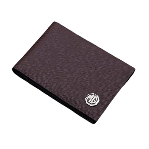 NBVGFGDF Herren Geldbörsen, für MG MG3/MG5/MG6/MG7/ZS/HS Herren Bifold Geldbörse Tragbare Kreditkarte Geldbörse Slim Wallet mit RFID Schutz,B von NBVGFGDF