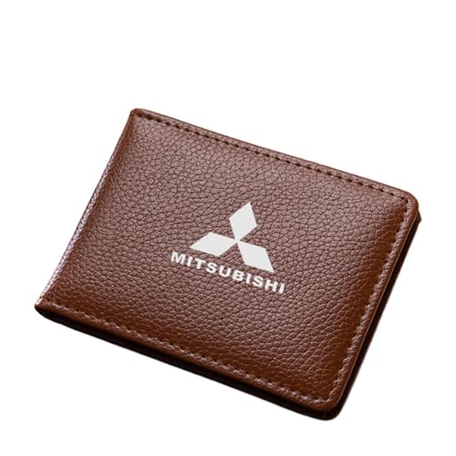 NBVGFGDF Herren Geldbörsen, für Mitsubishi ASX L200 Lancer Outlander Pajero Herren Bifold Geldbörse Tragbare Kreditkarte Geldbörse Slim Wallet mit RFID Schutz,A von NBVGFGDF