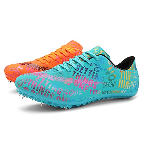 Männer Frauen Laufschuhe Trainingsschuhe Leichtathletik Sprint Spikes Männliche Leichte Trainingsschuh Lace Up Atmungsaktive Turnschuhe Spike-Schuhe Tragen Geeignet Für Professionelle Sportschuh von NBWS