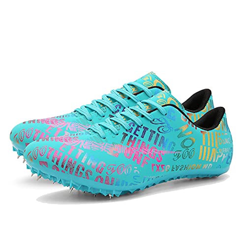 NBWS Männer Frauen Laufschuhe Trainingsschuhe Leichtathletik Sprint Spikes Männliche Trainingsschuh Lace Up Atmungsaktive Turnschuhe Spike-Schuhe Tragen Geeignet Für Professionelle Sportschuh, 39 EU von NBWS