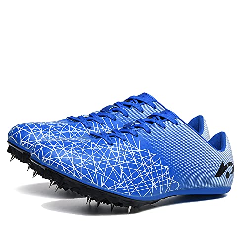 NBWS Männer Frauen Laufschuhe Trainingsschuhe Leichtathletik Sprint Spikes Männliche Trainingsschuh Lace Up Atmungsaktive Turnschuhe Spike-Schuhe Tragen Geeignet Für Professionelle Sportschuh, 41 EU von NBWS