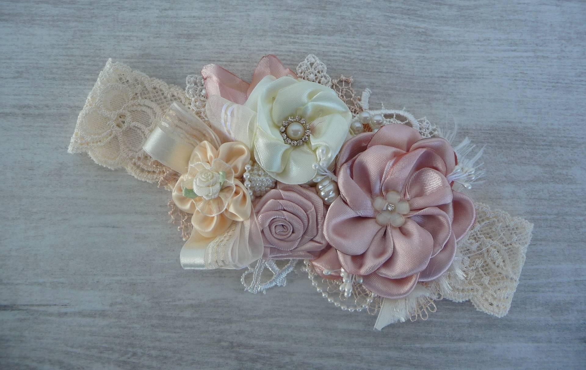 Mauve Koralle Elfenbein Haarband, Haarband Für Blumenmädchen, Mädchen, Shabby Chic Vintage Inspiriert Mauve Koralle Elfenbein Haarband, Haarband Für Blumenmädchen, Mädchen, Shabby Chic Vintage Inspiriert von NBeautifulCreations