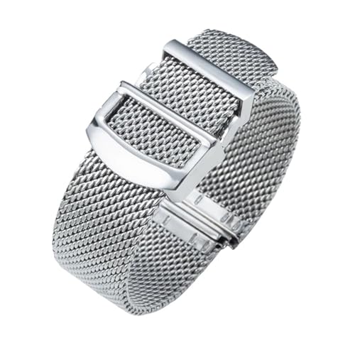 NCSAJCNX Armband Stahlband Kompatibel mit IWC Kompatibel mit Omega Kompatibel mit Longines Kompatibel mit Mido Kompatibel mit Milan Mesh-Gürtel Original veredeltes Stahlarmband Herren 20mm 22mm(22mm) von NCSAJCNX