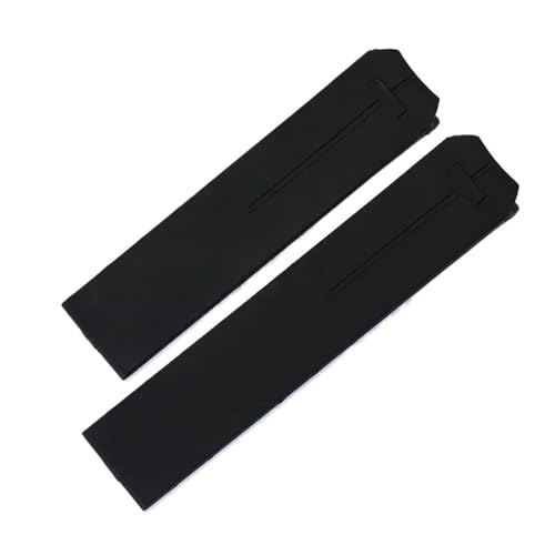 NCSAJCNX Silikonarmband der Güteklasse Kompatibel mit Tissot 1853 Tengzhi T-Touch Original T013 Gummi-Uhrenarmband T047T081T33 Schwarz-Orange-Uhrenarmbänder(Black-no buckle,21mm) von NCSAJCNX