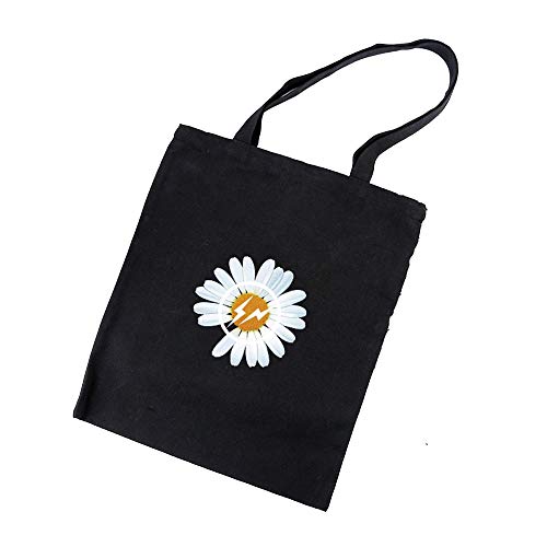 NCTCITY G-DRAGON Canvas Tasche Handtasche Umhängetasche Reise Schule Gänseblümchen Groß Kapazität Schultertasche Strandtasche Schulter Bookbag Messenger Bags TAEYANG DAESUNG von NCTCITY