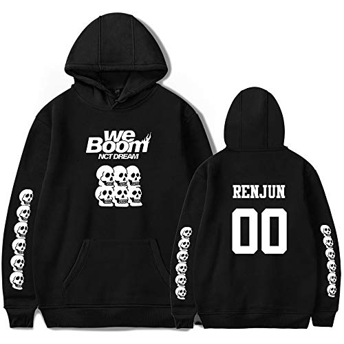 KPOP NCT Dream Kapuzenpullover Loose Sweater WE Boom Bedrucken Hoodies Sweatshirts Hip Hop Pullover Freizeit Tops Für Männer und Frauen Jisung Chenle Jeno HAECHAN Mark JAEMIN RENJUN von NCTCITY