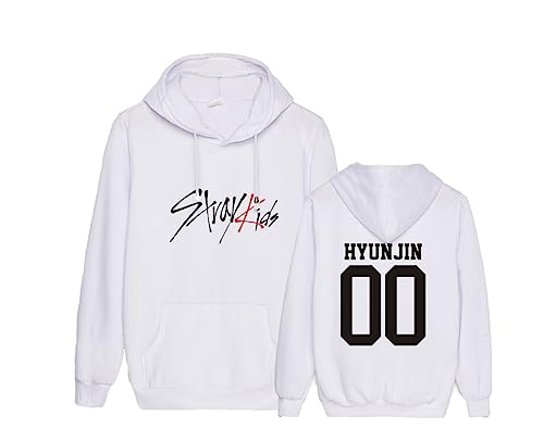 NCTCITY Kapuzenpullover Stray Kids Bedrucken Freizeit Langarm Hoodies Loose Streetwear Sweater Pullover Hip Hop Top Bang Chan Changbin Hyunjin Felix Seungmin Jeongin Jisung Minho Woojin von NCTCITY