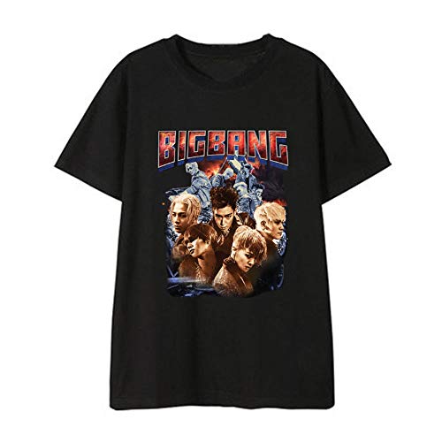 Kurzarm T-Shirt Sommer Beiläufige Lose Bedrucktes Bequemes Tops Rundhals Kurzärmliges Hemd Für Männer Frauen BAE BAE Eyes Nose Lips ACTⅢ: Motte G-Dragon Taeyang DAESUNG von NCTCITY