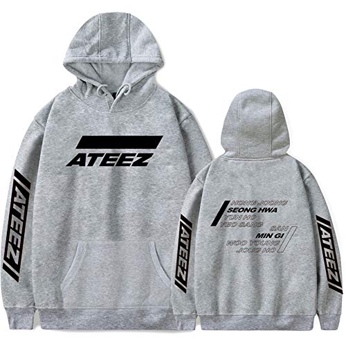 NCTCITY ATEEZ Bedrucken Kapuzenpullover Freizeit Warmer Pullover Langarm Hoodies Sweatshirts Loose Sweater Tops für Herren und Damen HONGJOONG SEONGHWA Yunho YEOSANG SAN MINGI WOOYOUNG JONGHO von NCTCITY