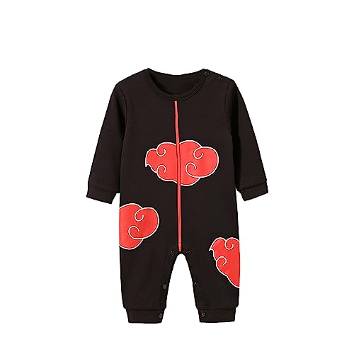 NCTCITY Baby Jungen Mädchen Spielanzug Unisex Einteiler Overall Neugeborene Strampler Kleinkinder Jumpsuit Anime Bodysuit mit Druckknopf von NCTCITY