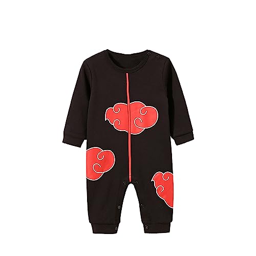 NCTCITY Baby Jungen Mädchen Spielanzug Unisex Bodys Einteiler Overall Neugeborene Strampler Kleinkinder Jumpsuit Anime Cosplay Bodysuit Playwear Onesies mit Druckknopf Luffy Chopper Son Goku von NCTCITY