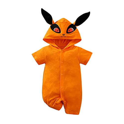 NCTCITY Baby Jungen Mädchen Spielanzug Unisex Einteiler Overall Neugeborene Strampler Kleinkinder Jumpsuit Anime Bodysuit mit Druckknopf von NCTCITY