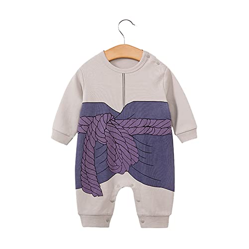 NCTCITY Baby Jungen Mädchen Spielanzug Unisex Einteiler Overall Neugeborene Strampler Kleinkinder Jumpsuit Anime Bodysuit mit Druckknopf von NCTCITY