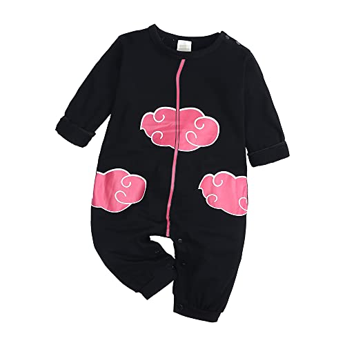 NCTCITY Baby Strampler Kinder Overall Rundhals Jumpsuit Neugeborenes Kleinkind Spielanzug Onesies mit Druckknopf Sommer Jungen Mädchen Kurzarm Cosplay Kleidung Cartoon Schlafanzug von NCTCITY