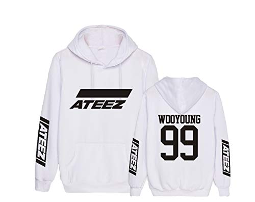 NCTCITY Bedrucken Kapuzenpullover Freizeit Langarm Hoodies Langärmliges Loose Sweater Top für Herren und Damen HONGJOONG SEONGHWA Yunho YEOSANG SAN MINGI WOOYOUNG JONGHO von NCTCITY