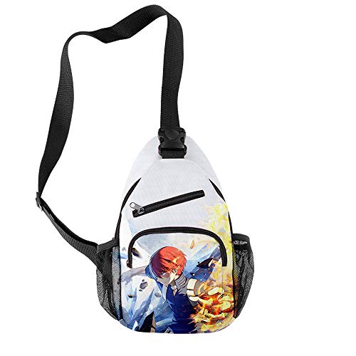 NCTCITY Damen Herren Brusttasche Schleuder Rucksack Umhängetasche Schultertasche Tasche Sporttasche Anime 3D-Druck Canvas Crossbody Bag für Reisen Wandern Camping von NCTCITY