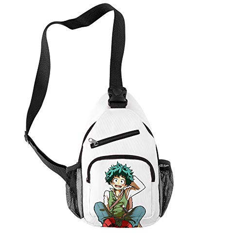 NCTCITY Damen Herren Brusttasche Schleuder Rucksack Umhängetasche Schultertasche Tasche Sporttasche Anime 3D-Druck Canvas Crossbody Bag für Reisen Wandern Camping von NCTCITY