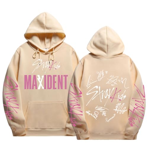 NCTCITY Herren Damen Kapuzenpullover Freizeit Hoodie Sweatshirt KPOP Stray Kids MAXIDENT Streetwear Sweater Langarm Tops SKZ BangChan Lee Know Changbin Hyunjin Han Felix Seungmin I.N von NCTCITY