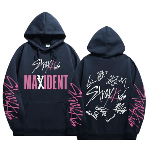 NCTCITY Herren Damen Kapuzenpullover Freizeit Hoodie Sweatshirt KPOP Stray Kids MAXIDENT Streetwear Sweater Langarm Tops SKZ BangChan Lee Know Changbin Hyunjin Han Felix Seungmin I.N von NCTCITY